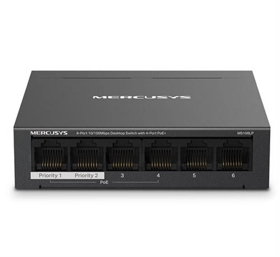 Mercusys MS106LP 6-Port Desktop Switch