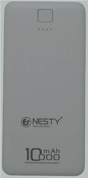 Nesty 10000mAh White Multi Functional Power Bank