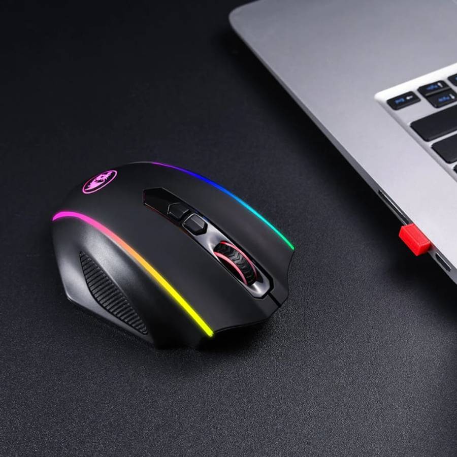 REDRAGON VAMPIRE ELITE Wireless 16000DPI | 8 Button | Ergonomic Design | P3335 Optical Sensor | T...