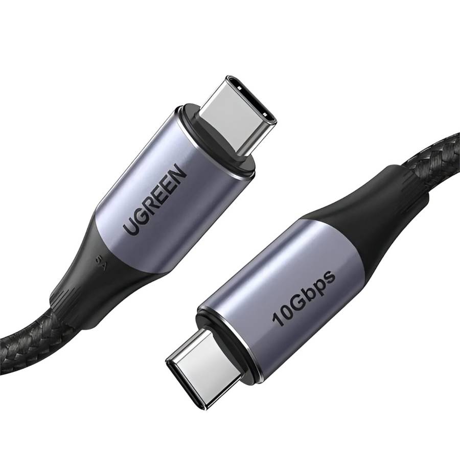 UGREEN Gen2 Type-C Male to Male Data Cable - 240W Fast Charging | 10Gbps | 4K