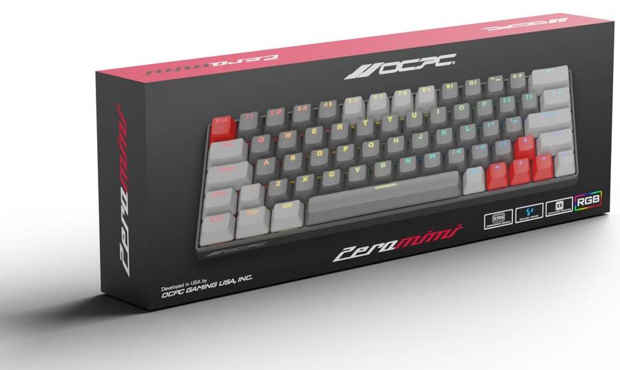 ZERO MINI GAMING KEYBOARD DARK GREY