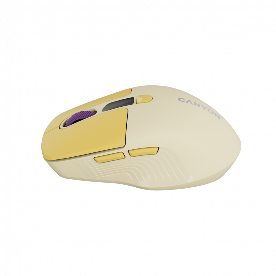 CANYON mouse MW-26 LCD Silent Dual Mode Wireless Yellow