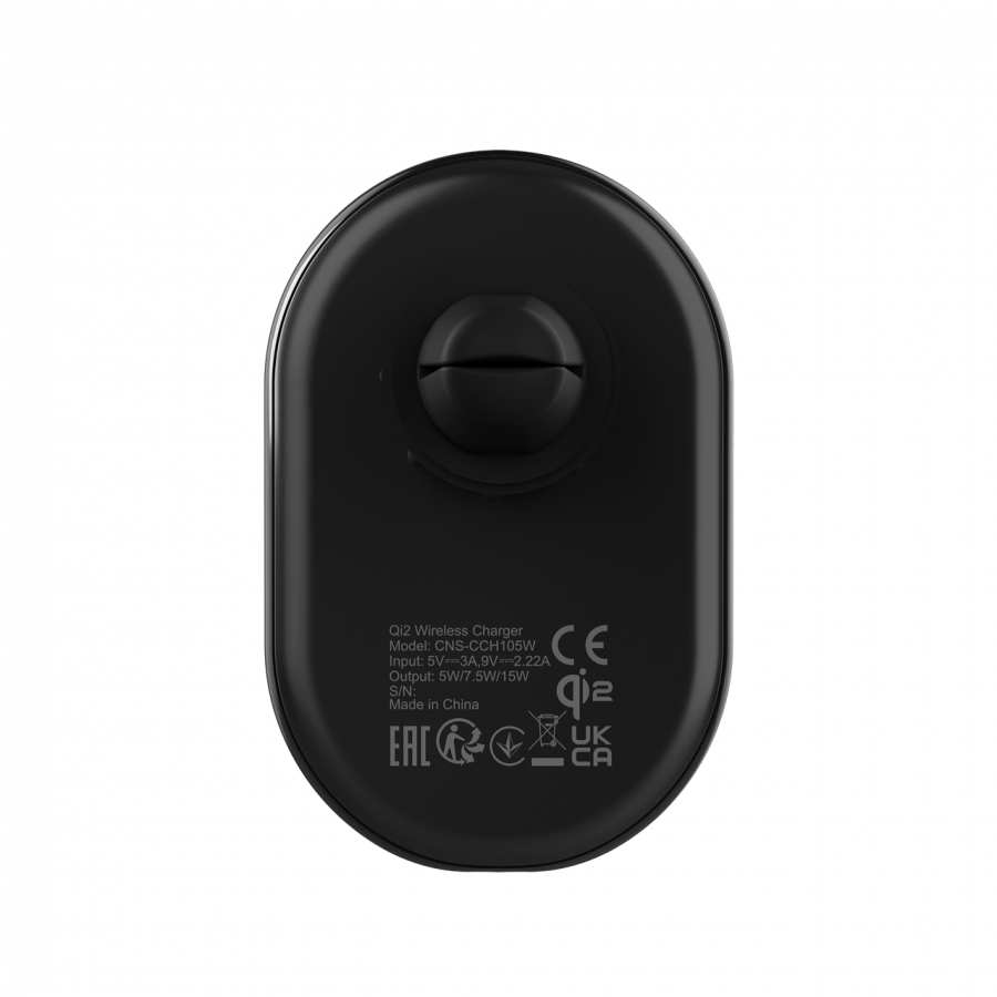 CANYON car charger OnGrip 105 15W Qi2 Wireless Black