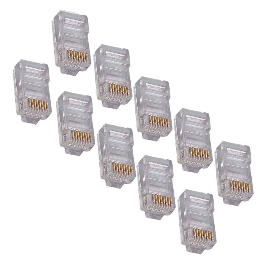 NT120 CAT6 RJ45 NET CONNECTORS 100PACK