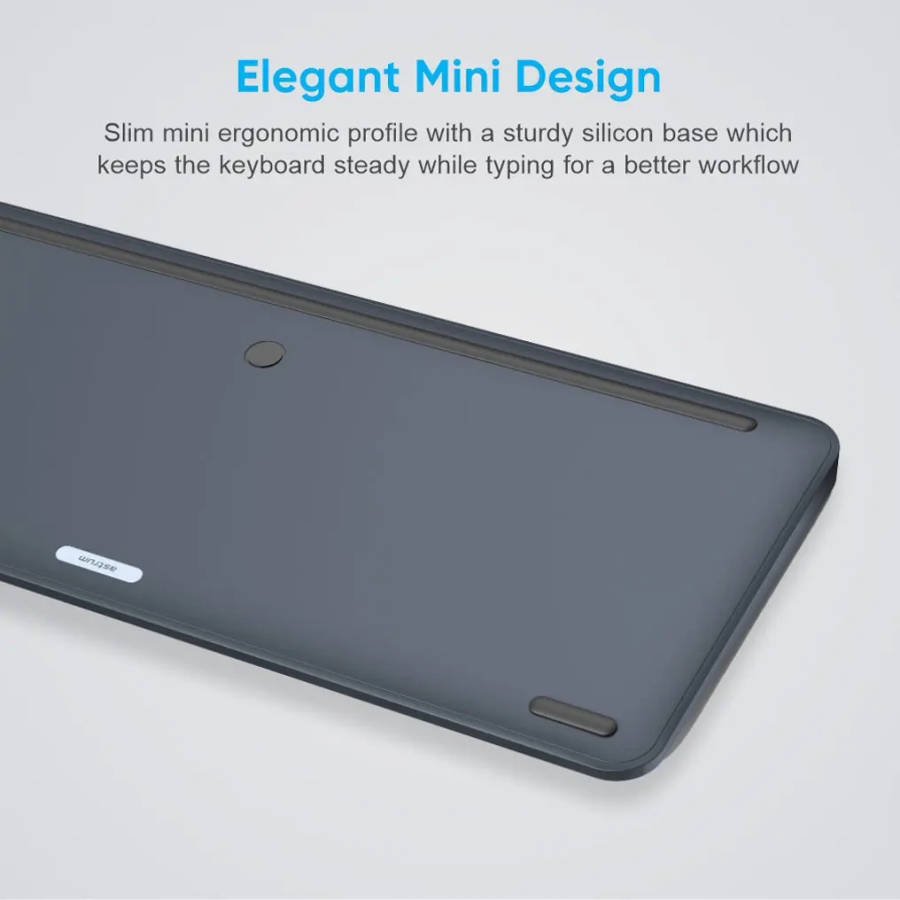 Dual Mode Mini Wireless Keyboard - KT200 - Black