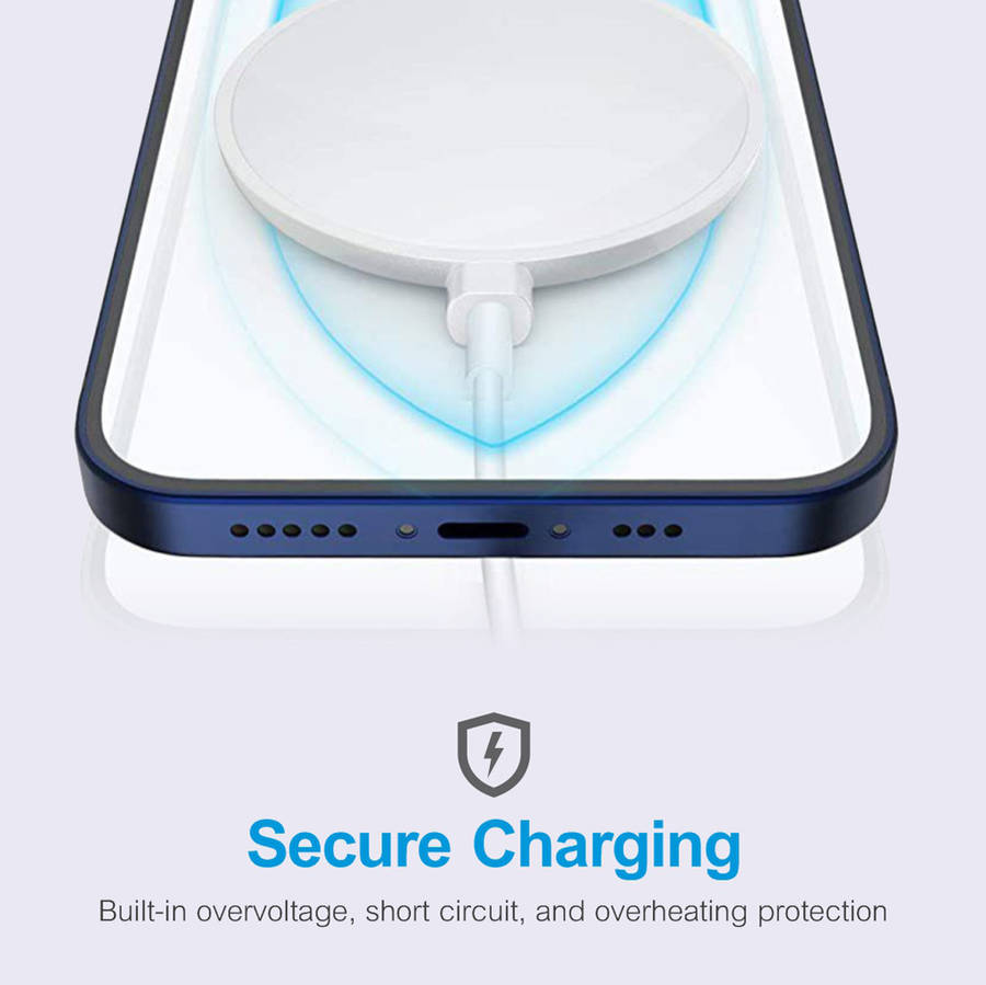 CW500 15W Magnetic Slim Wireless Charging Pad - Black