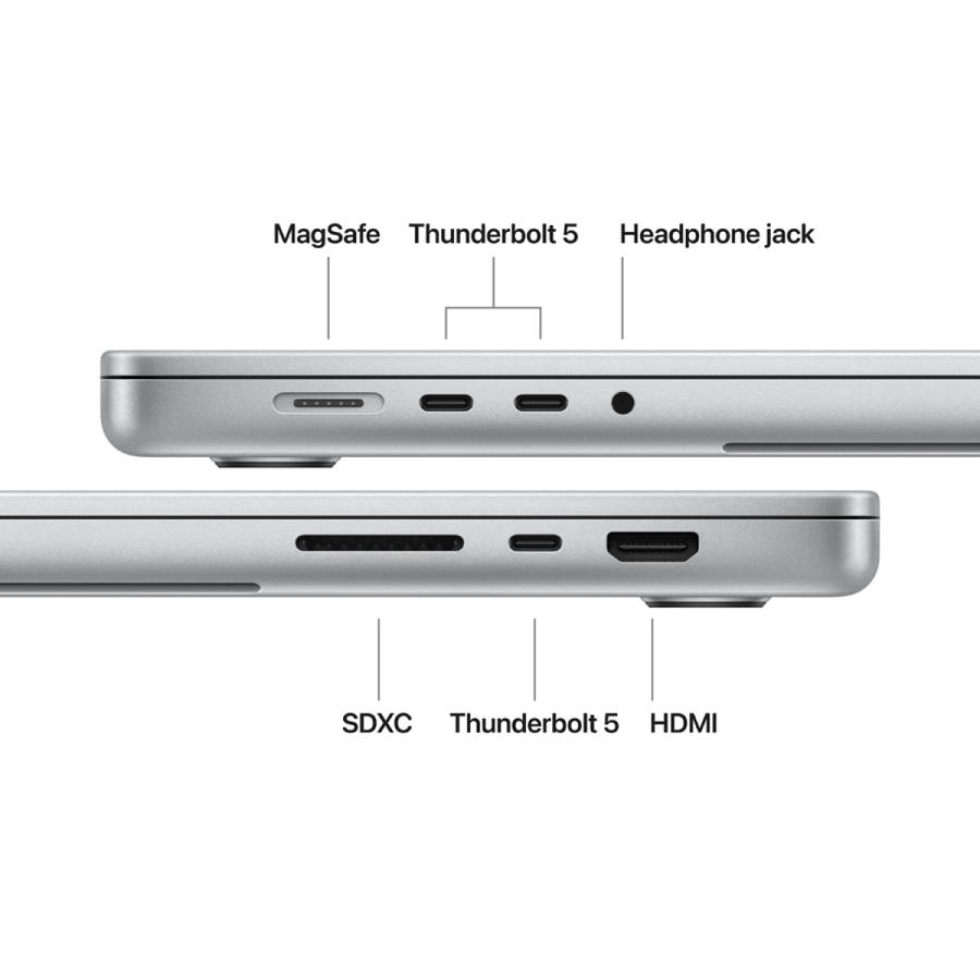 16-inch MacBook Pro: Apple M5 Pro chip with 18-core CPU and 20-core GPU, 48GB, 1TB SSD - Silver,M...