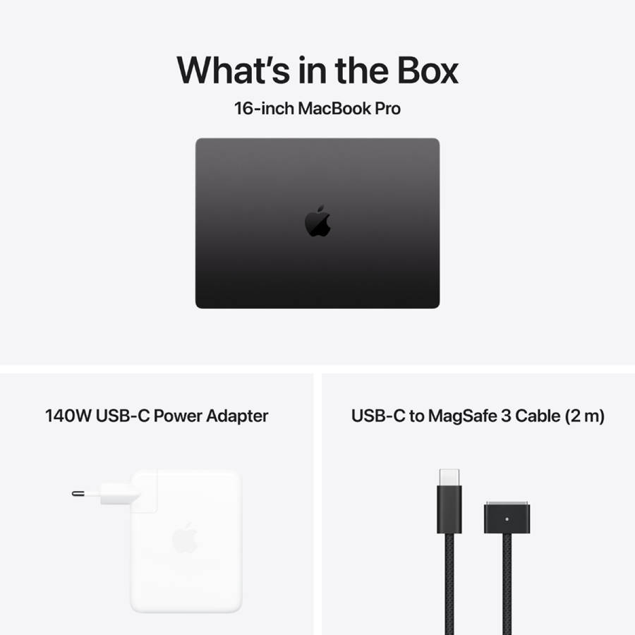 16-inch MacBook Pro: Apple M5 Max chip with 18-core CPU and 32-core GPU, 36GB, 2TB SSD - Space Bl...