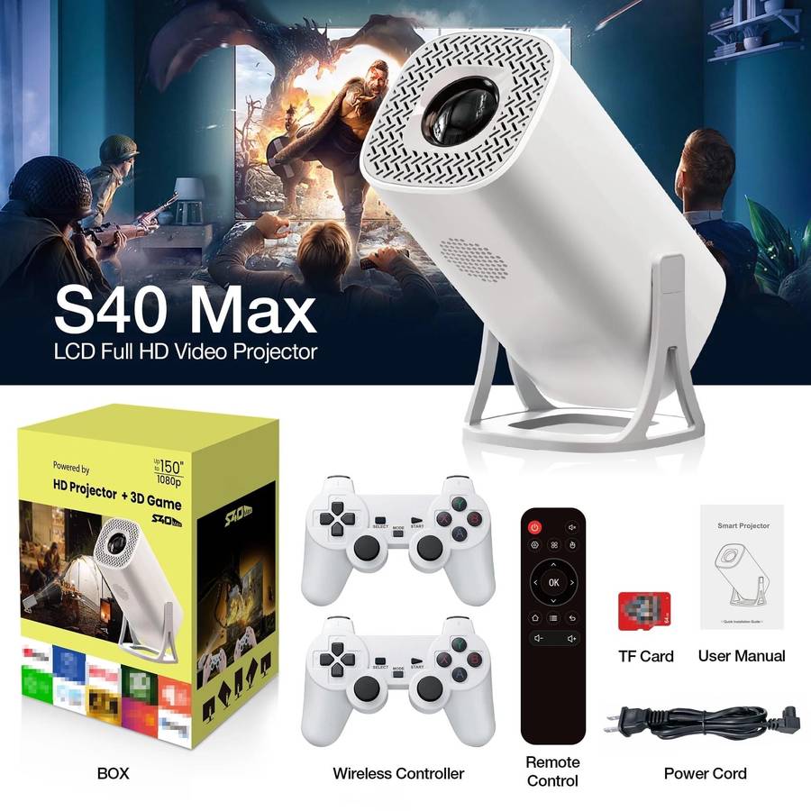 LCD FULL HD PROJECTOR WITH GAMES