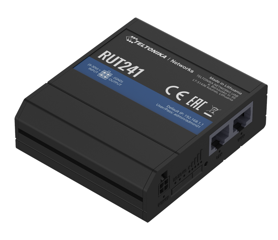 Teltonika Industrail 4G WiFi IoT Router  | RUT241