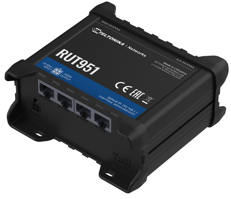 Teltonika Industrial 4G WiFi IoT Router | RUT951