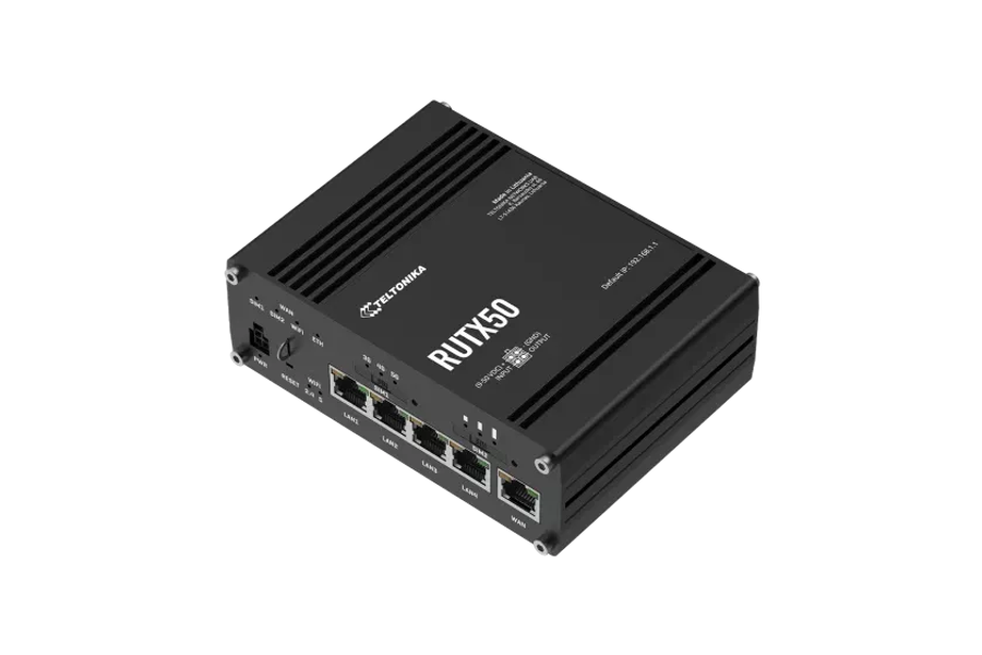 Teltonika Industrial 5G Router, Dual SIM | RUTX50