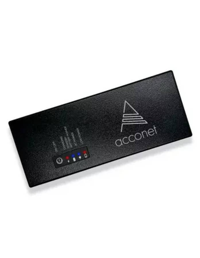 Acconet Mini DC UPS 13200mAh with 12V 2A Power Supply | AC-UPS-MINI-V2-KIT