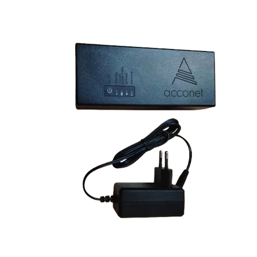 Acconet Mini DC UPS 13200mAh with 12V 2A Power Supply | AC-UPS-MINI-V2-KIT