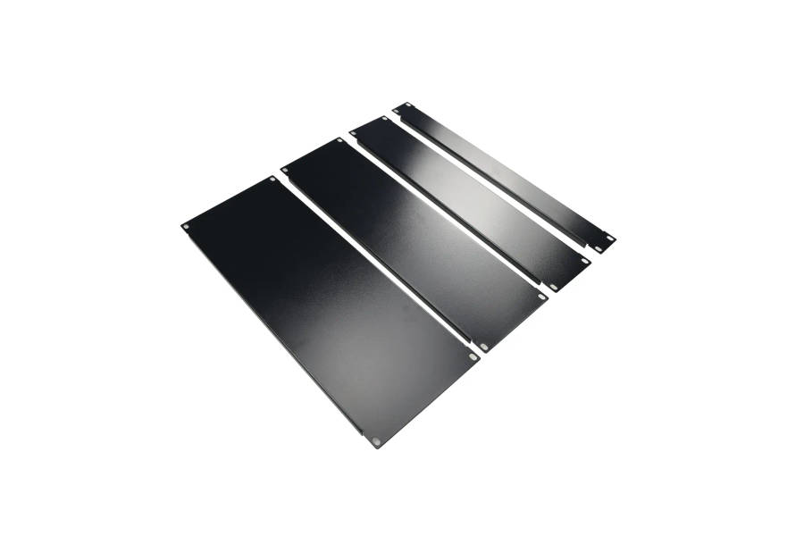 Acconet Blanking Plate, 2U, Black, 19"