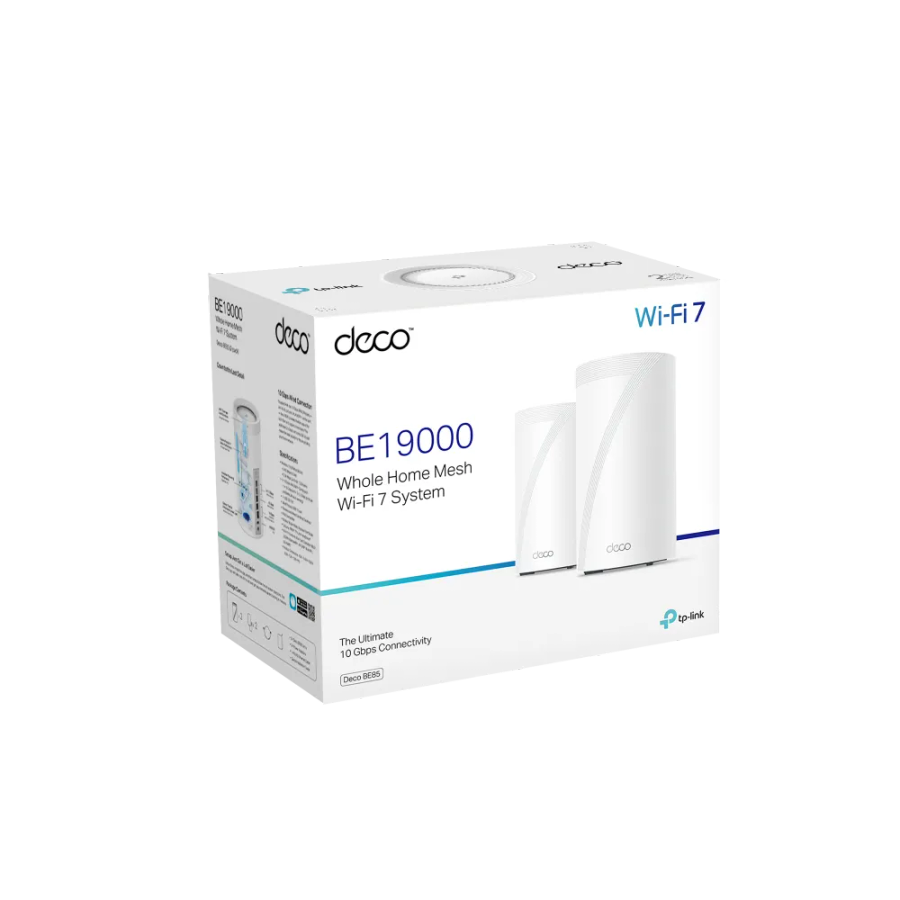 TP-Link Deco Wi-Fi 7 Mesh System (2-pack) | TP-DECOBE85-2P