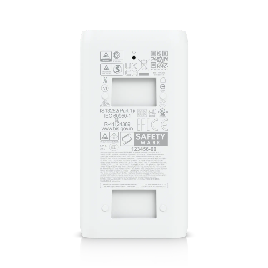Ubiquiti Gigabit 48V 15W PoE Adapter | U-PoE