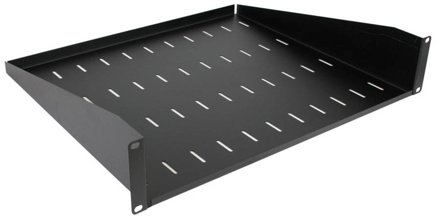 2U Fixed Rack Front Mount Shelf 315mm Deep Tray | RM-SB-2U315