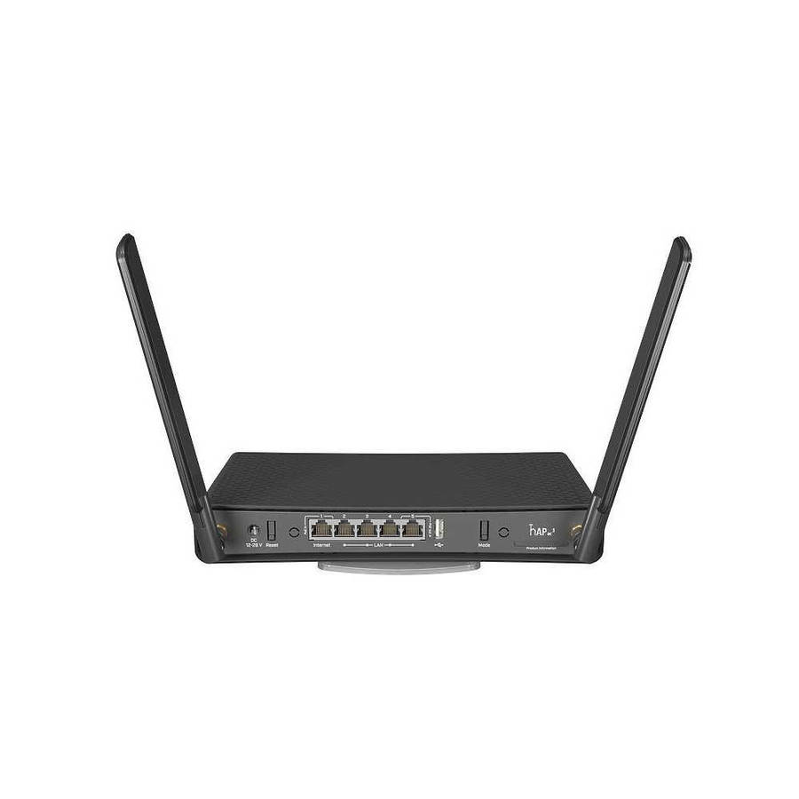 MikroTik hAP AC3 - dual-chain, dual-band 2.4/5 GHz, Desktop Wi-Fi Router - Black