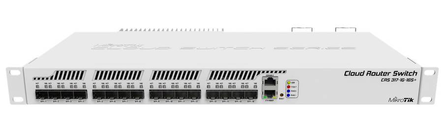 MikroTik CRS317-1G-16S+RM - Cloud Router Switch Dual boot SwOS/RouterOS