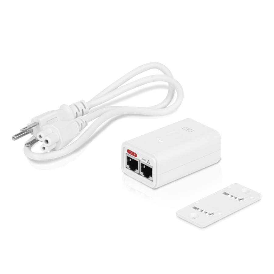 Ubiquiti Gigabit 24V 7W PoE Adapter | POE-24-7W-G-WH