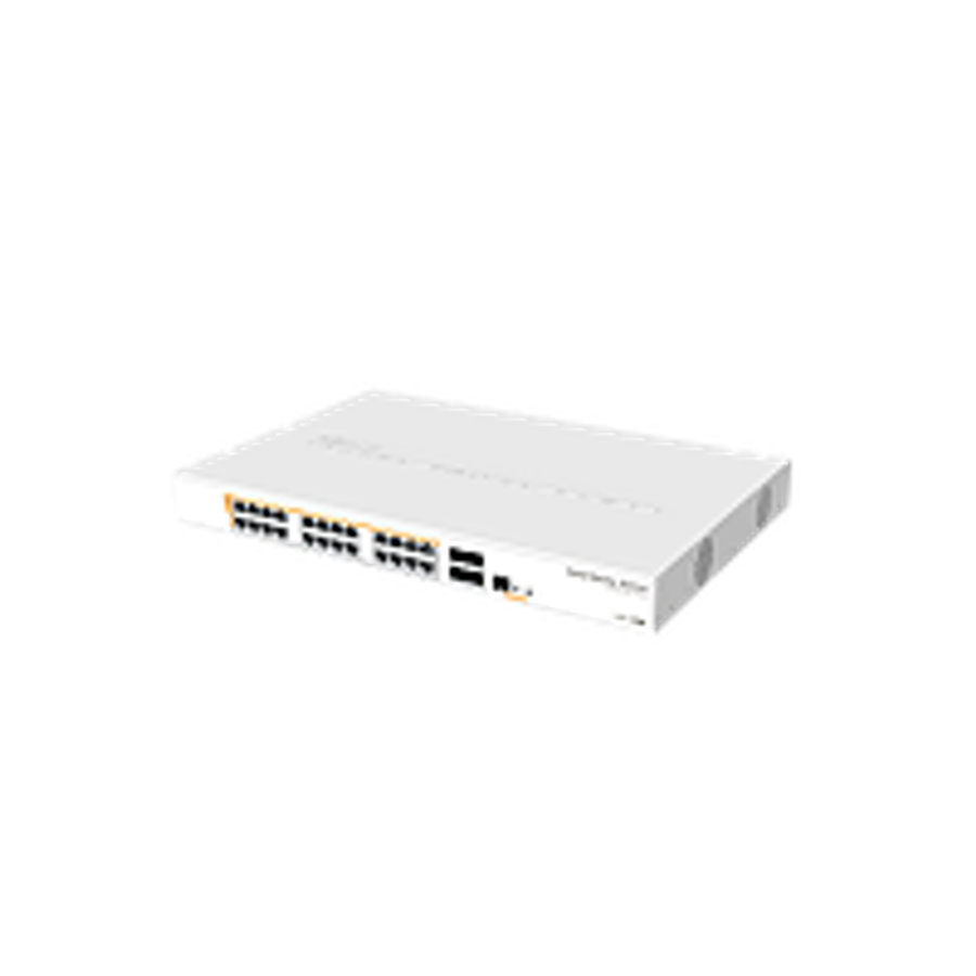 MikroTik Cloud Router Switch 24 Port PoE 450W 4SFP+ | MT-RBCRS328-24P-4S+R