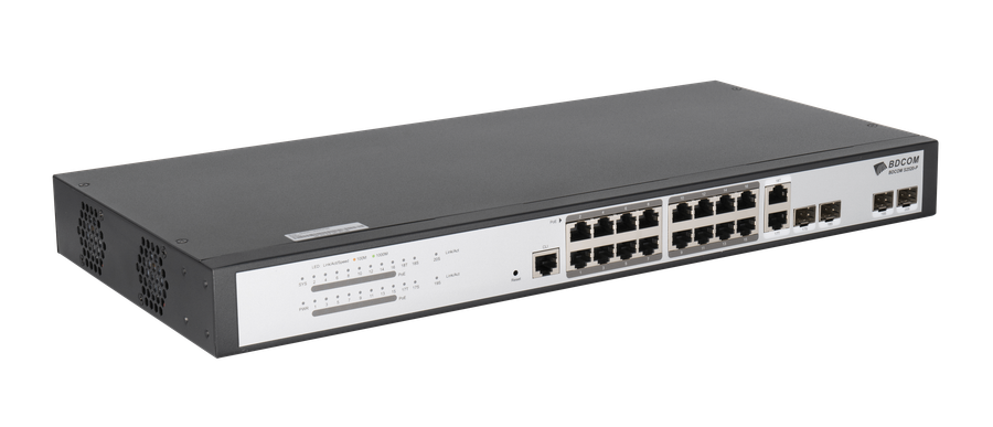 BDCOM 16 Port Gigabit PoE Switch