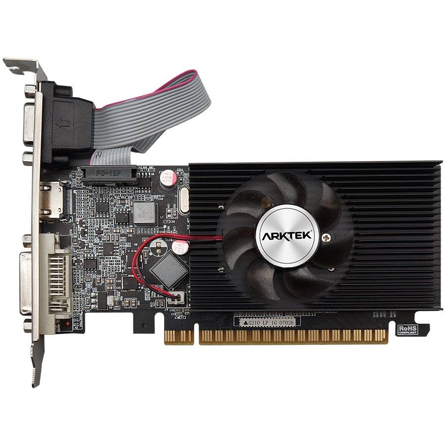Arktek Nvidia GT610 2GB DDR3 64-bit HDMI / DVI / VGA Graphics Card