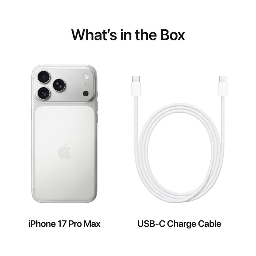 iPhone 17 Pro Max 256GB Silver,Model A3526