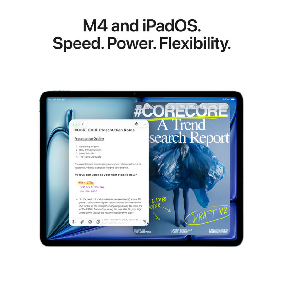 13-inch iPad Air M4 Wi-Fi 128GB - Space Grey,Model A3461