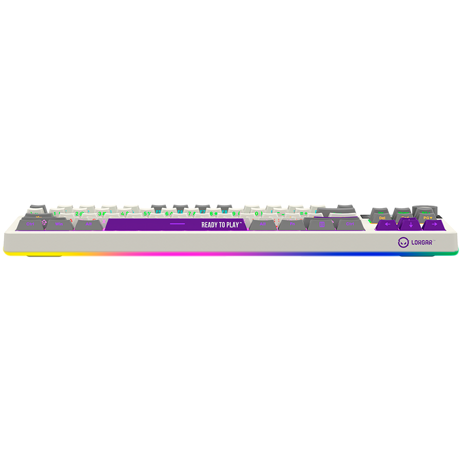 LORGAR KBP70TKLW, Wireless TKL Mechanical Gaming Keyboard Pro, Beige, EN layout