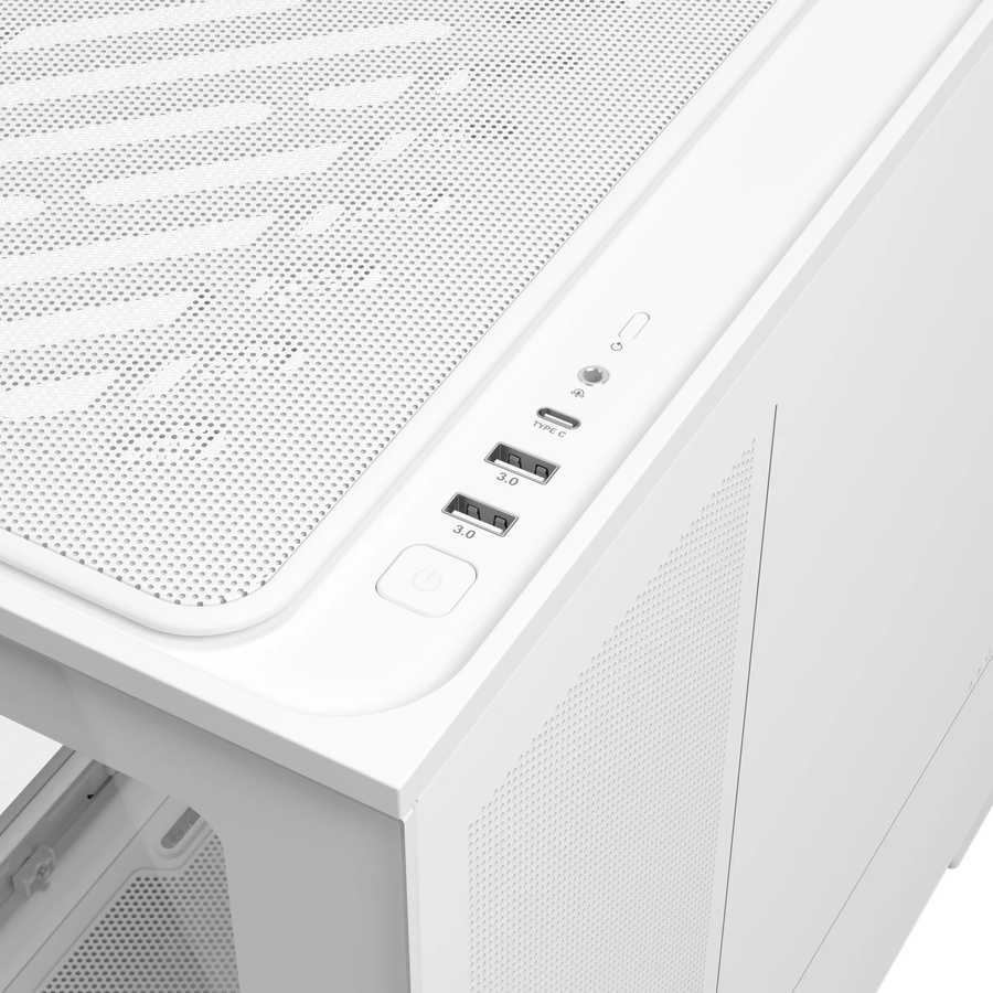 ASUS Prime AP202 ARGB mATX White Chassis