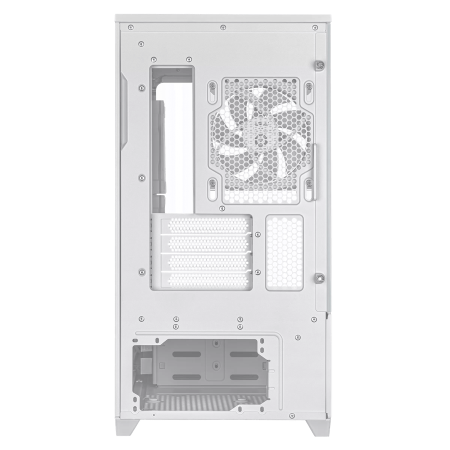 ASUS Prime AP202 ARGB mATX White Chassis