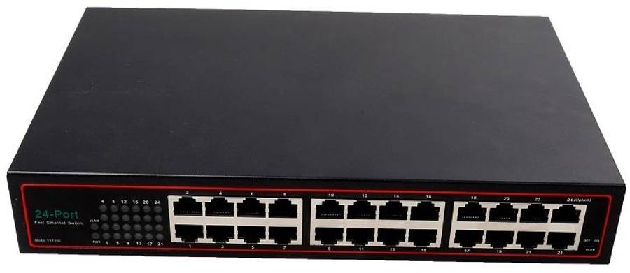 24-PORT 10/100 IRON SHELL