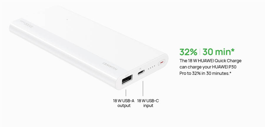 Huawei Type-C Quick Charge 10 000mAh Power Bank