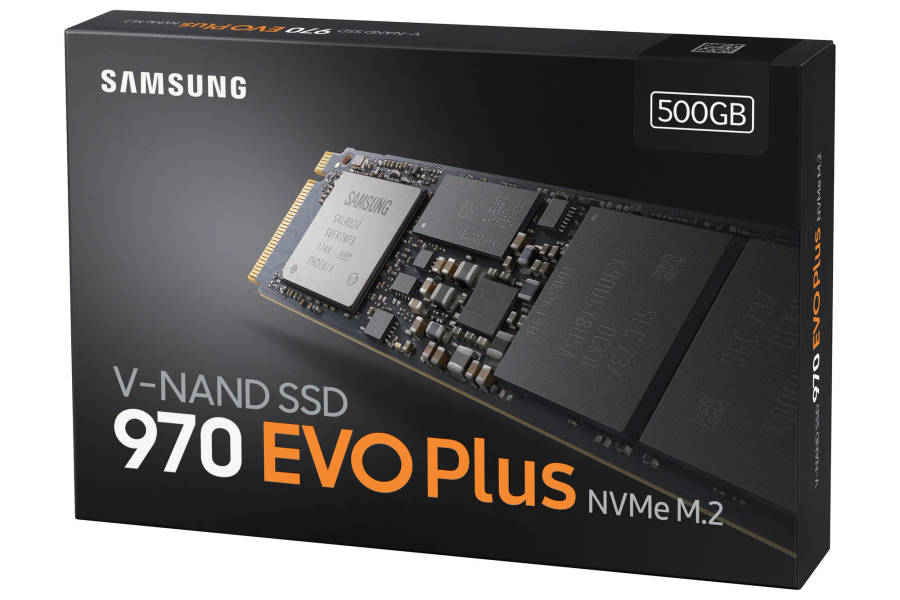 SAMSUNG 970 EVO Plus 500GB NVMe SSD - Read Speed up to 3500 MB/s; Writ