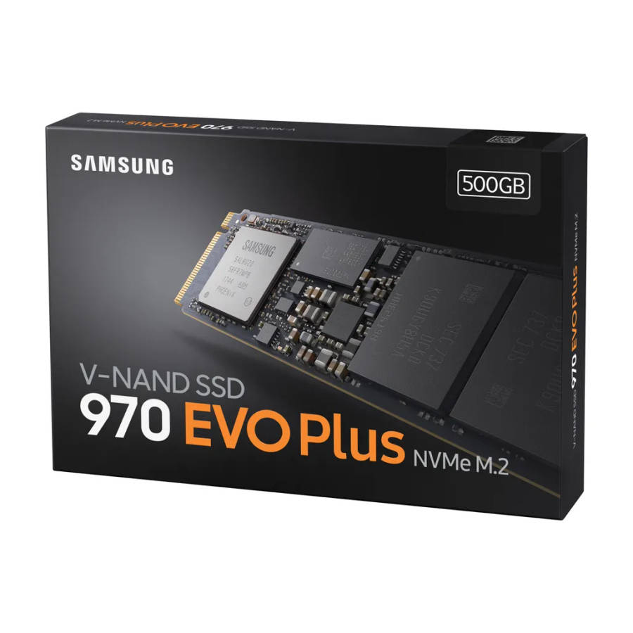 SAMSUNG 970 EVO Plus 500GB NVMe SSD - Read Speed up to 3500 MB/s; Writ
