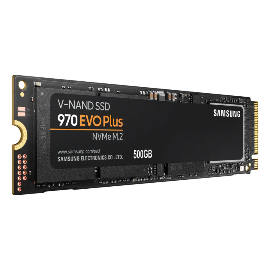 SAMSUNG 970 EVO Plus 500GB NVMe SSD - Read Speed up to 3500 MB/s; Writ