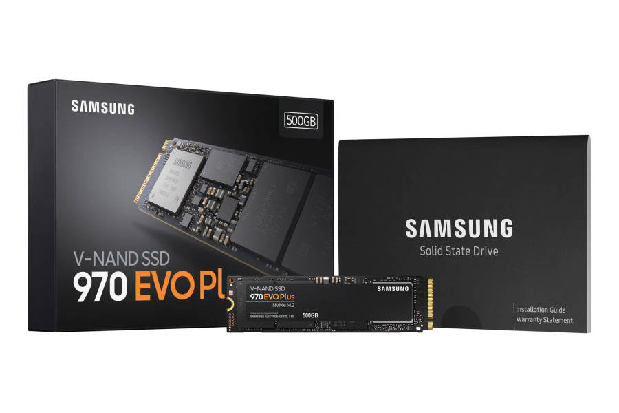 SAMSUNG 970 EVO Plus 500GB NVMe SSD - Read Speed up to 3500 MB/s; Writ