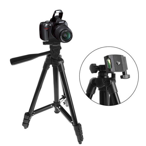 Image result for Tripod Stand 4-section Lightweight Portable Aluminum - Black