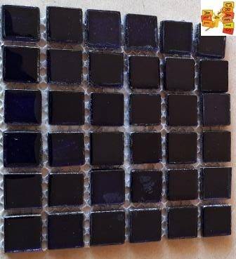 Mosaic Tiles - Purple Foil - 15 x 15 x 4 mm