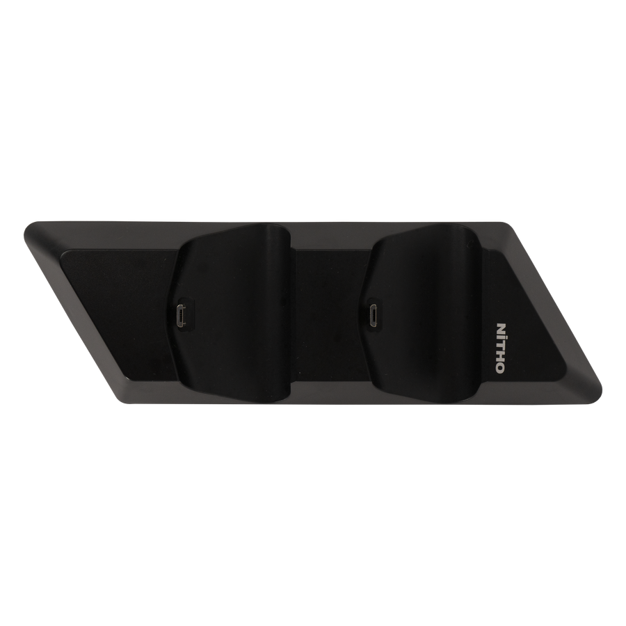 Nitho PS4 Smart Charging Station - For 2 PS4 Controllers - Charging Cable 1m
