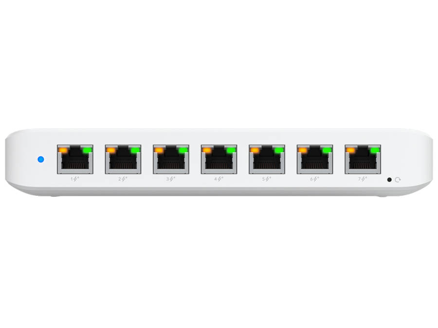 Ubiquiti UniFi Switch Ultra 8 Port Gigabit 1PoE Input 7 PoE Out 52W