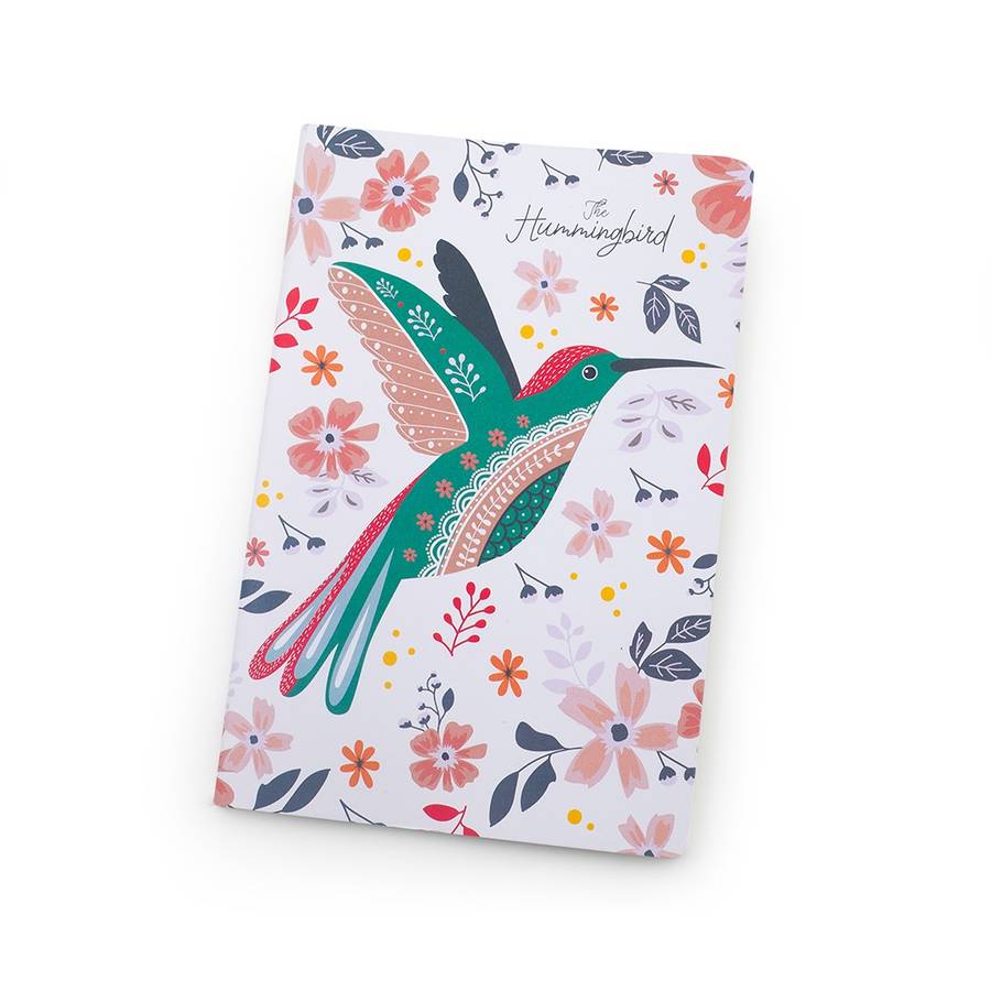 SPECIALTY JOURNALS - HUMMINGBIRD A5 NOTEBOOKS (3 PACK)