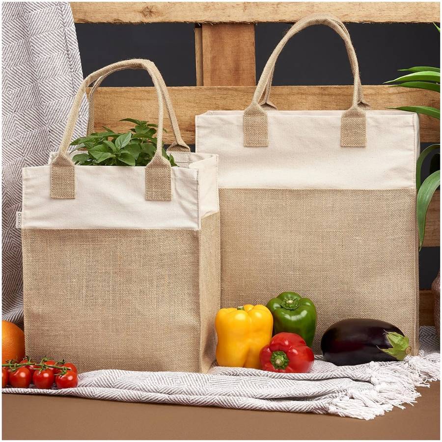 Okiyo Atsui Jute &amp; Cotton Tote NATURAL