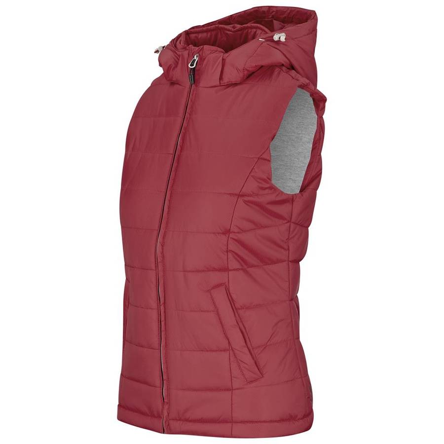Ladies Evolution Bodywarmer - Red RED S,M,L,XL,2XL,3XL,4XL