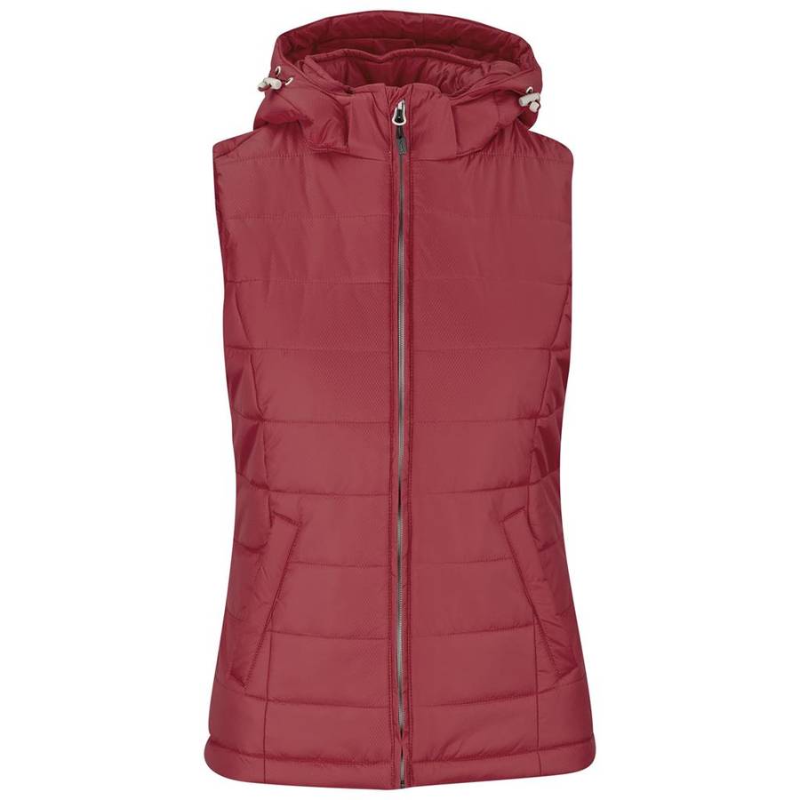 Ladies Evolution Bodywarmer - Red RED S,M,L,XL,2XL,3XL,4XL