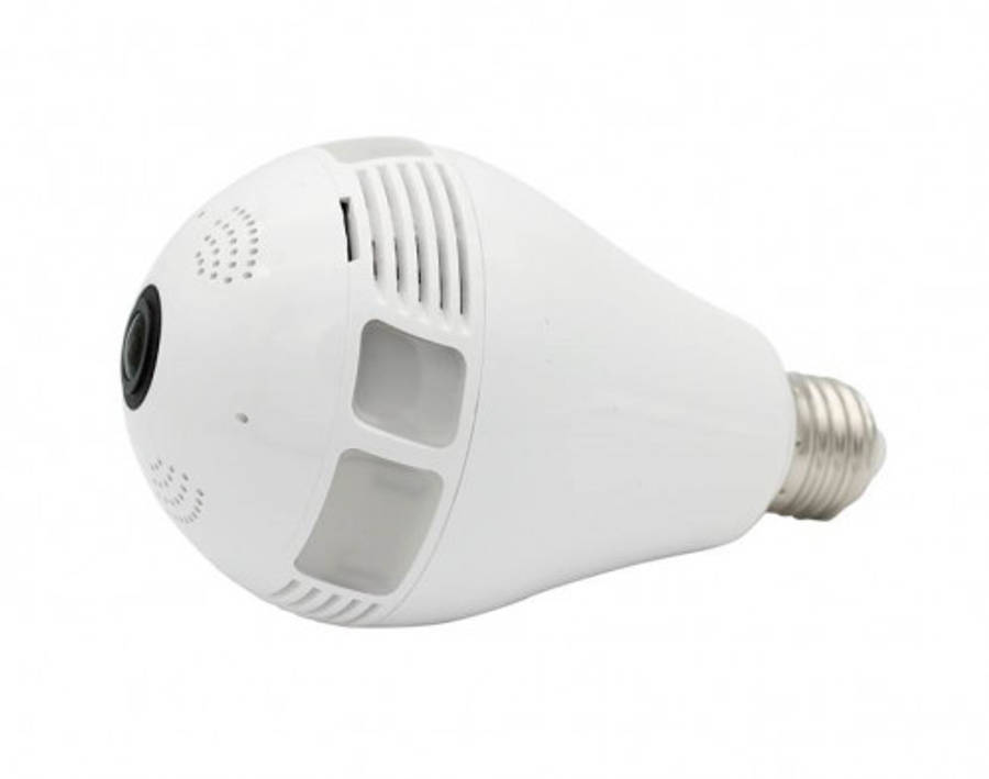 Panoramic / Fisheye Light Bulb Wifi Camera - 1080 200W