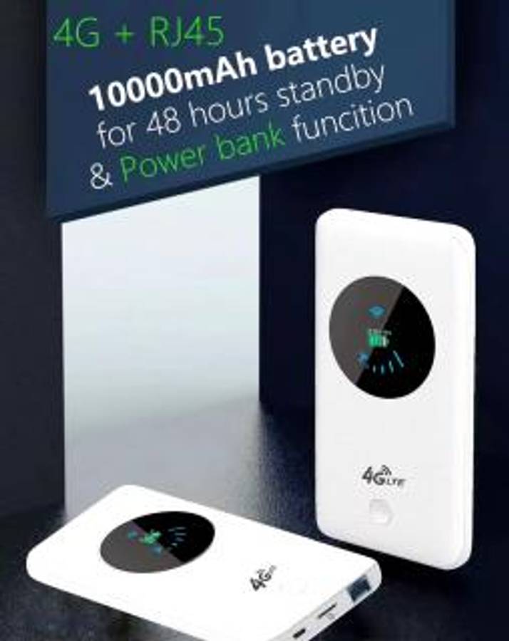 Exclusive Toys Router &amp; PowerBank with LAN - 4G Wifi