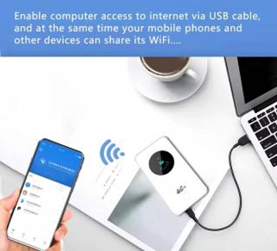 Exclusive Toys Router &amp; PowerBank with LAN - 4G Wifi